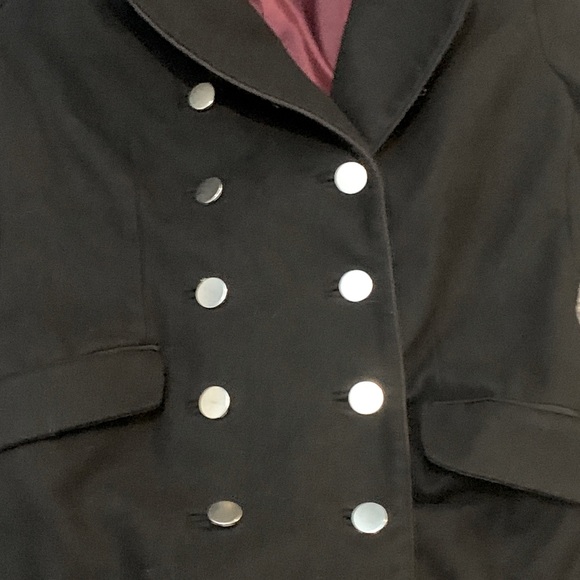 H&M Military-style Double-breasted Trench Coat - Picture 4 of 15